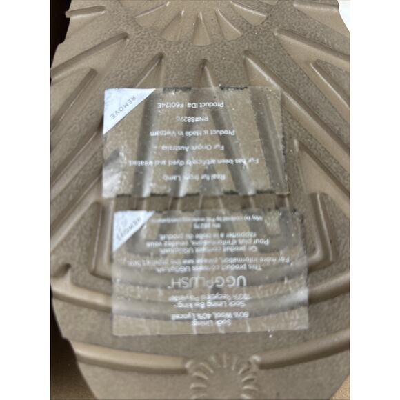 UGG Classic Ultra Mini Platform Chestnut Size 10 Boots 1116109 Booties Wool - Picture 13 of 16